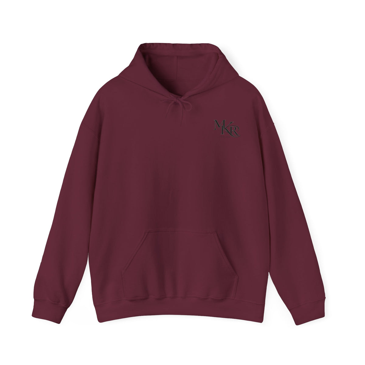 MKR Monogram Chest Logo Hoodie | Minimal Script Initials