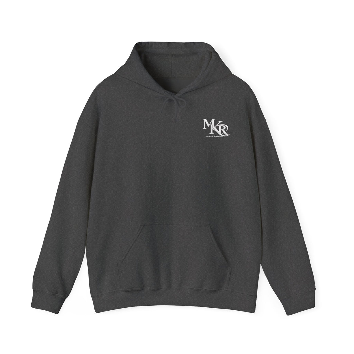 MKRcosyco Monogram Chest Logo Hoodie | Black Hooded Sweatshirt