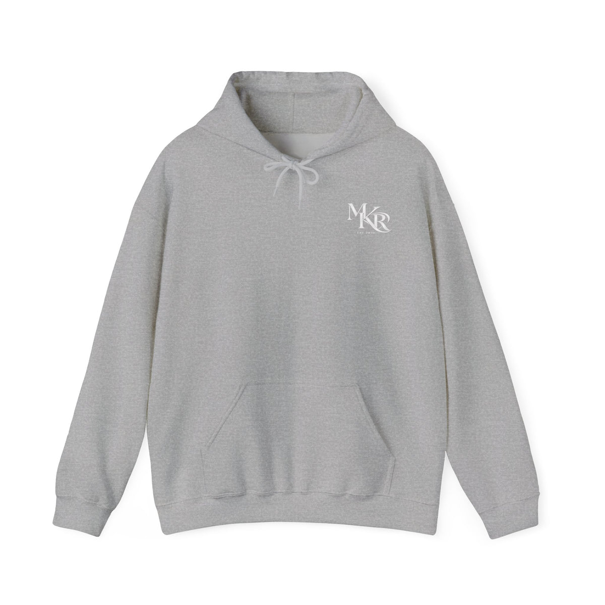 MKRcosyco Monogram Chest Logo Hoodie | Black Hooded Sweatshirt