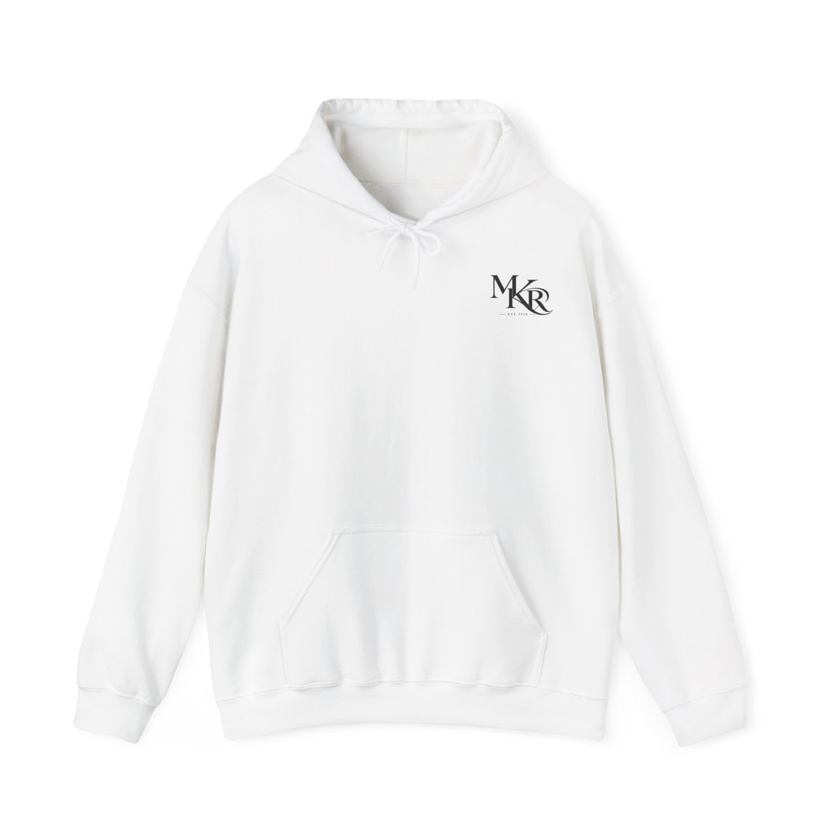 MKR Monogram Chest Logo Hoodie | Minimal Script Initials